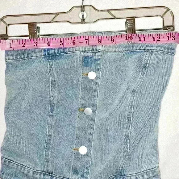 Gilli Denim Sleeveless Jumpsuit Size 2 #94 - Picture 10 of 15